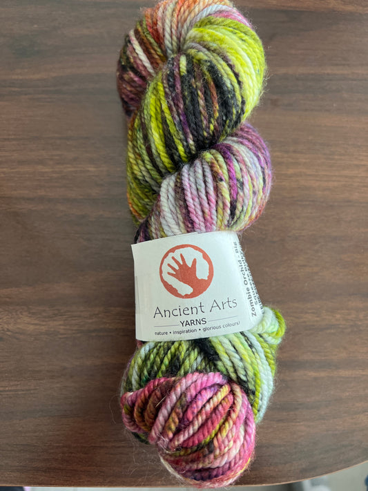 Ancient Arts Yarns – Big Squeeze (Colorway: Zombie Orchid)