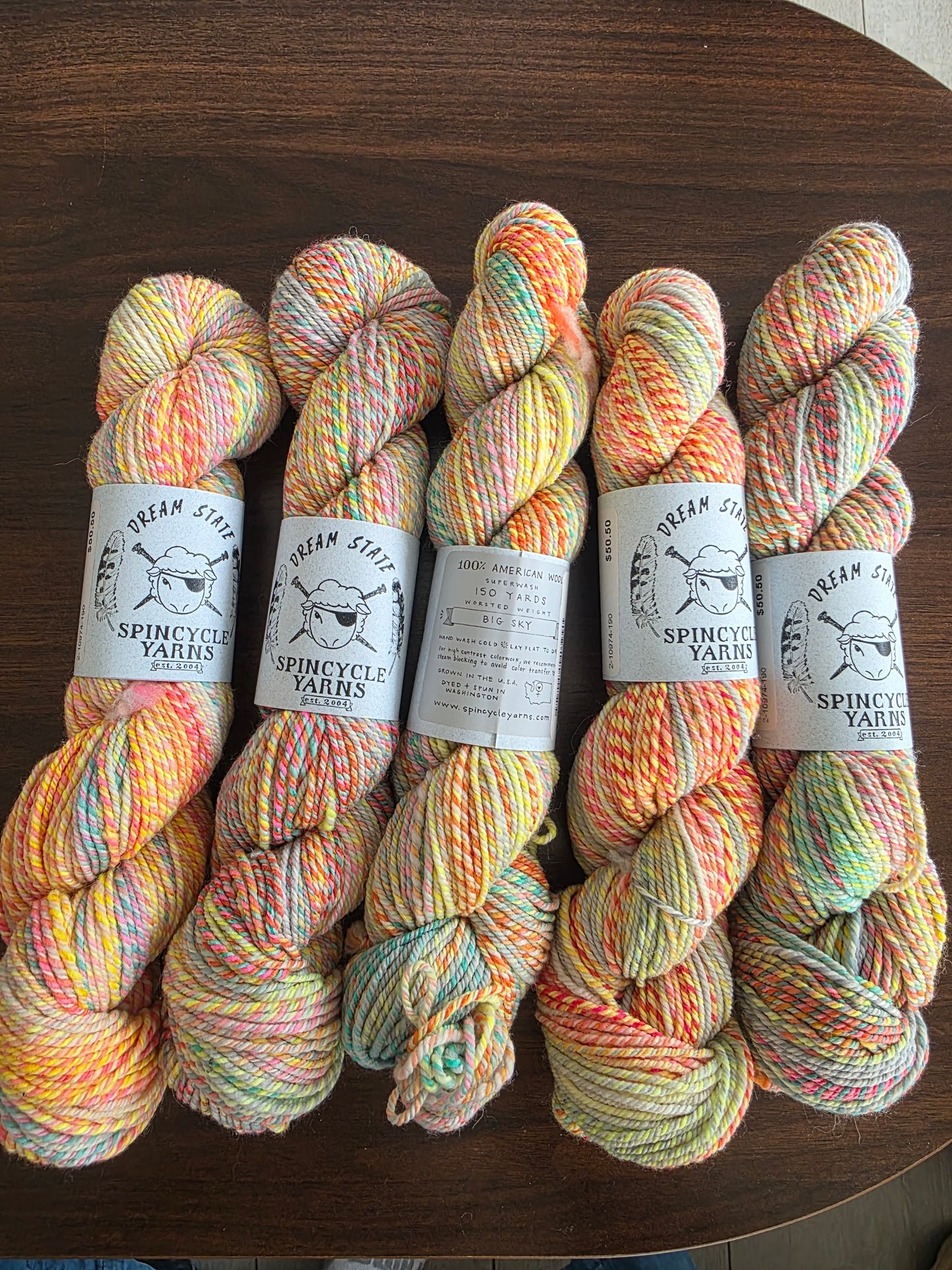 Spincycle Yarns- Dream State ( Colourway Big Sky)