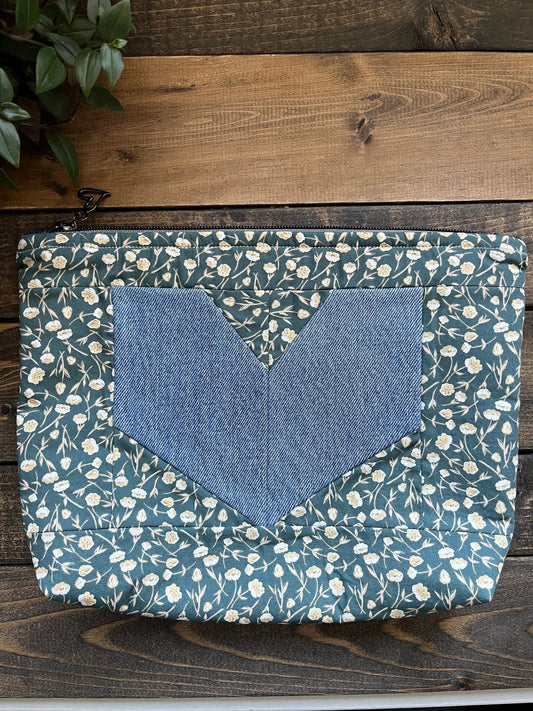 Quilted Heart Notions Pouch